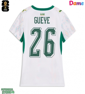 Senegal Pape Gueye #26 Replika Hjemmebanetrøje Dame VM 2026 Kortærmet